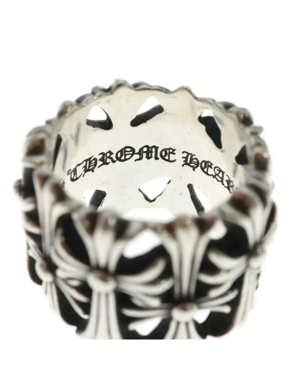 Chrome Hearts Cemetery Black Sling Silver